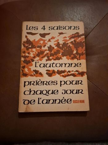 L'automne prières pour chaque jour de l'année