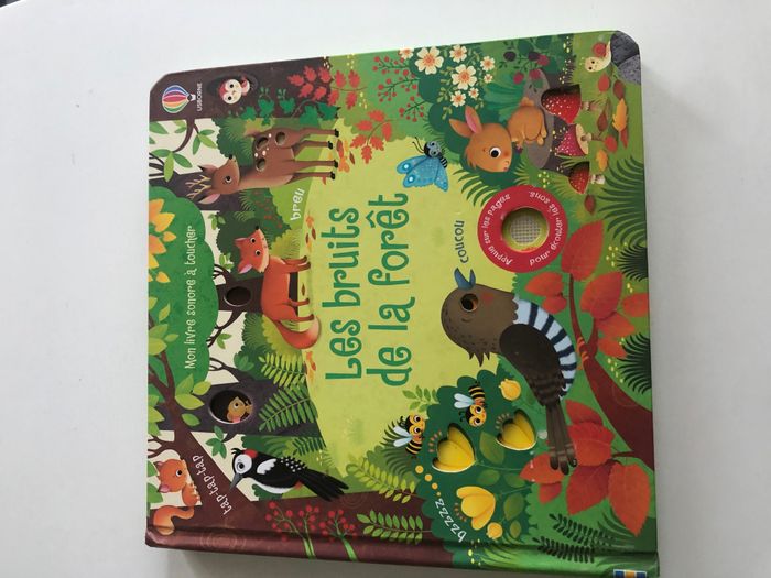 Livre sonore et à toucher