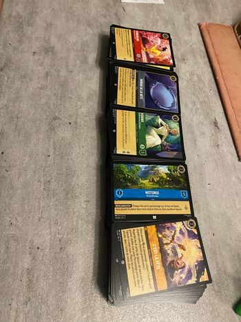 Lot 500 cartes Lorcana co/unco chapitre 9 fabuleux