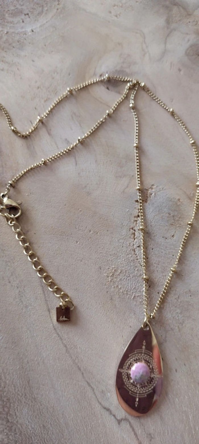 Collier Bohm rhodonite - photo numéro 2