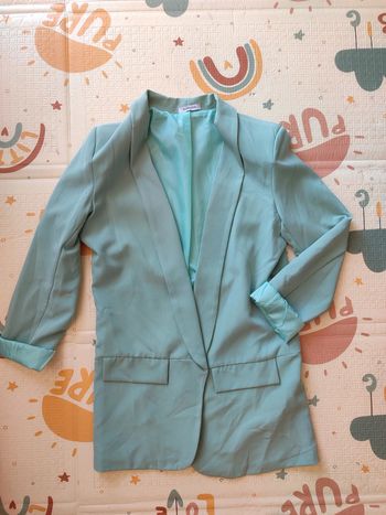 Blazer vert d'eau