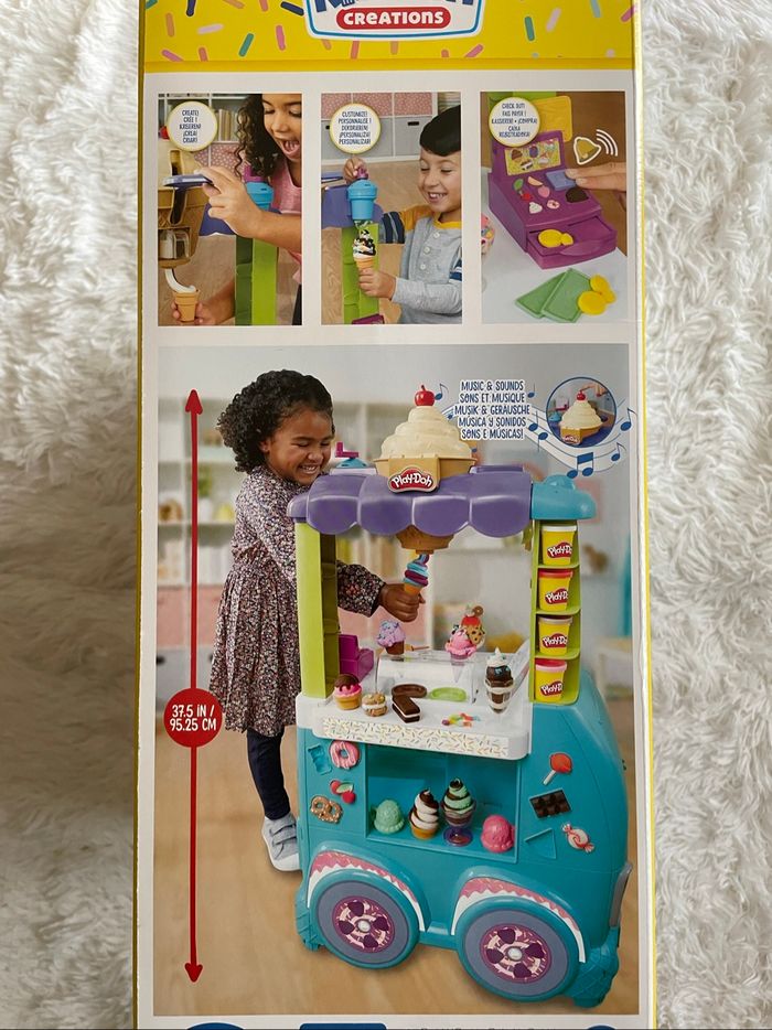 Play-Doh - Camion de glace géant pâte à modelé - C139 - photo numéro 9