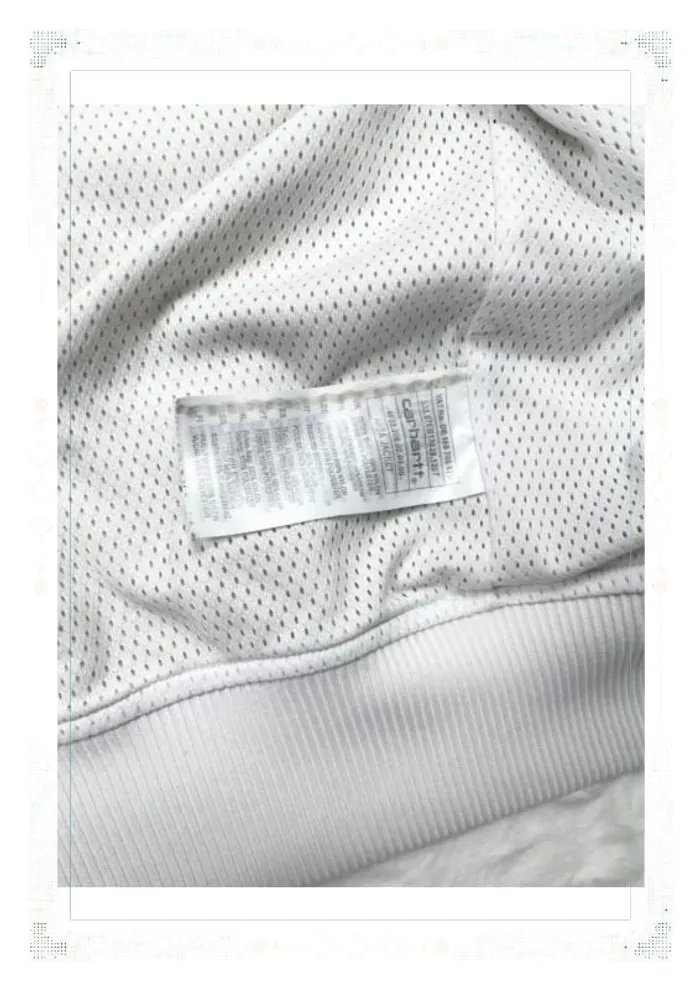Carhartt veste coupe-vent blanche homme taille M avec détails de style - photo numéro 5