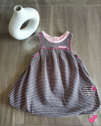 Robe boule sans manches rayée Orchestra 3 mois