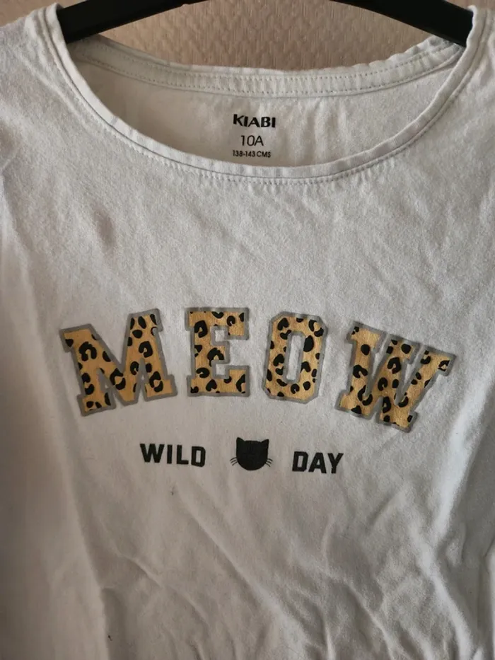 Lot 3 tshirt ML + Jegging noir kiabi - photo numéro 5