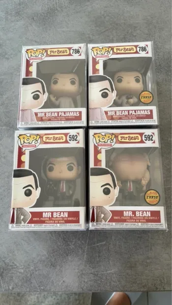 Lot de 4 Pop Mr Bean