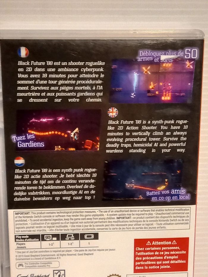 Switch Black future 88 - photo numéro 3