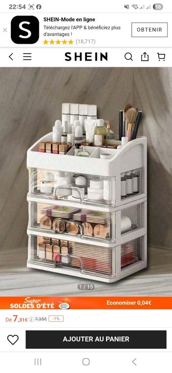 Organisateur maquillage