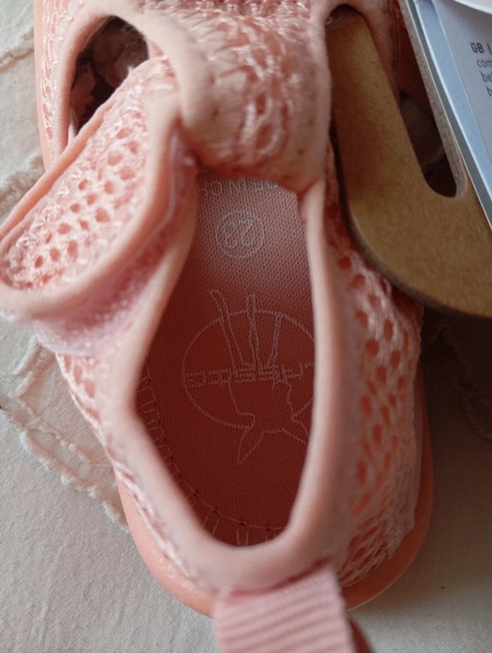 Sandales de plage semelle souple, rose taille 23 Lässig neuves - photo numéro 3
