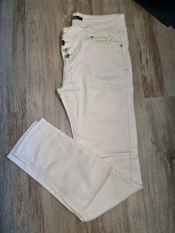 Pantalon couleur blanc cassé mim T40