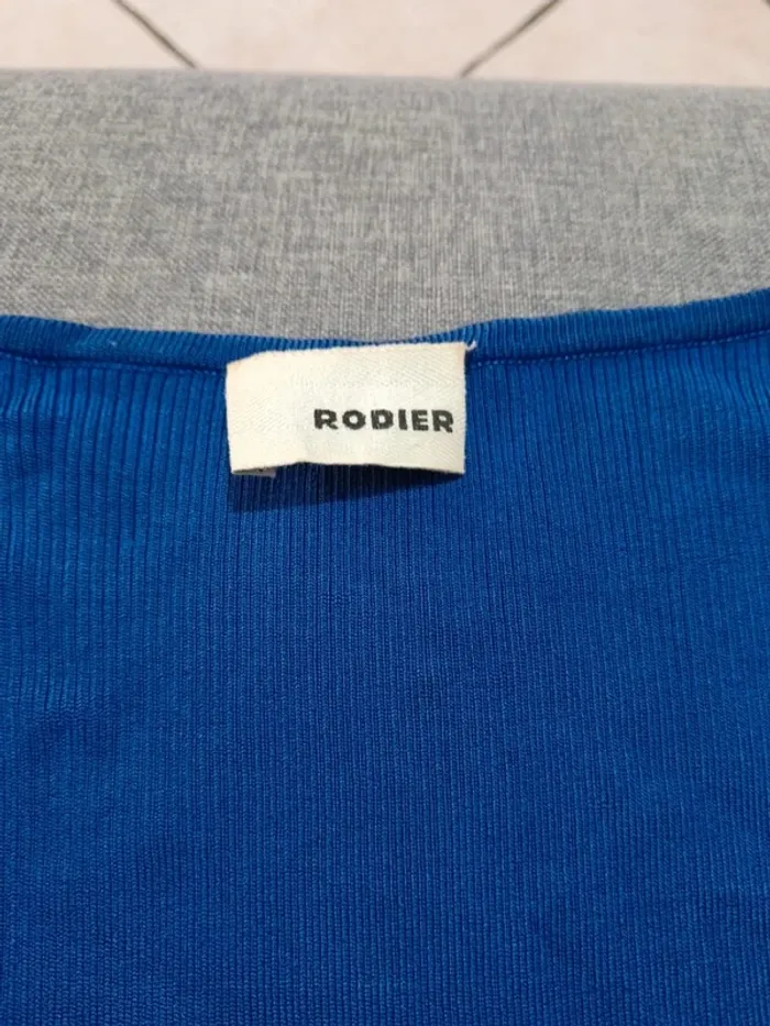 C62 robe bleu Rodier 40 - photo numéro 3