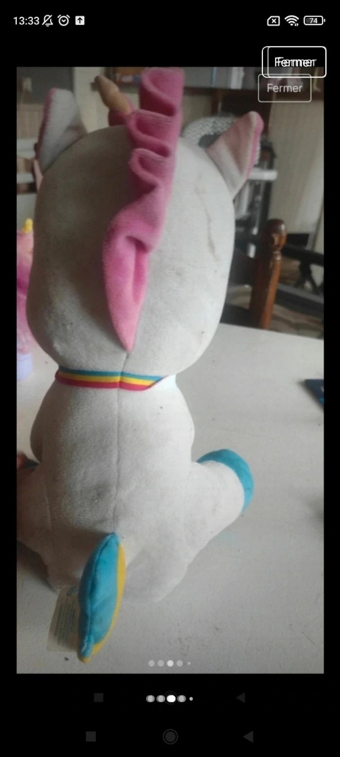 Licorne lumineux et musicale j10 - photo numéro 6