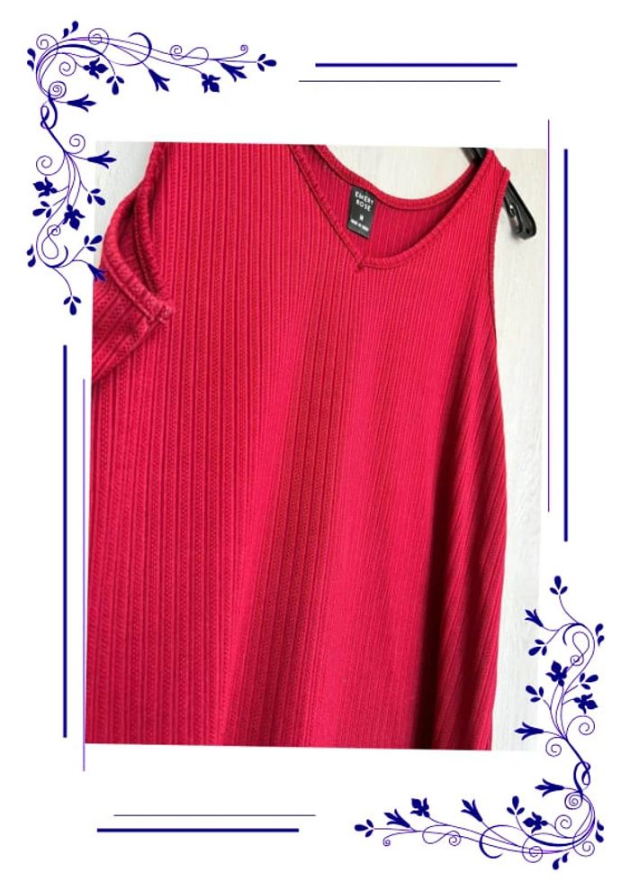 Debardeur Emry Rose Bordeaux M/L - photo numéro 2