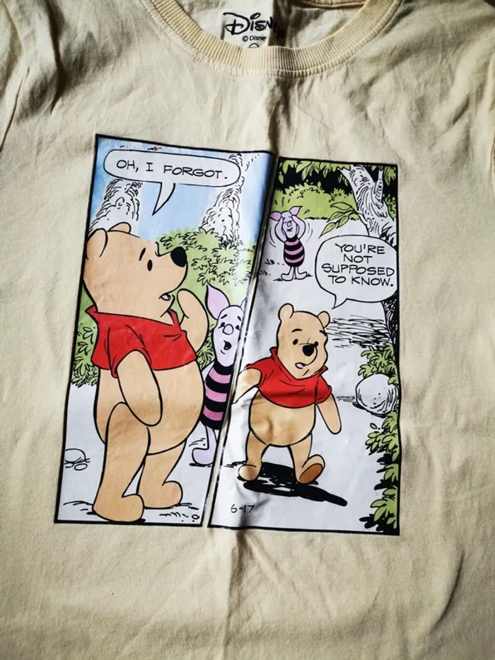 Tee-shirt jaune Winnie l'ourson - photo numéro 2