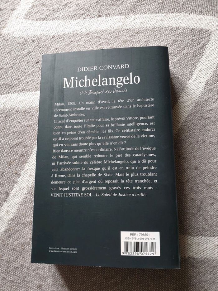 Livre Michelangelo de Didier Convard - photo numéro 2