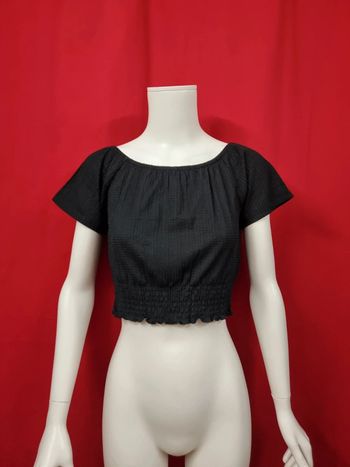 NA-KD haut smocké à épaules dénudées * taille S *