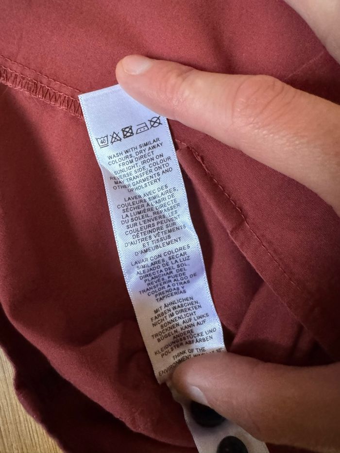 Chemise manches longues Asos rouille - photo numéro 2