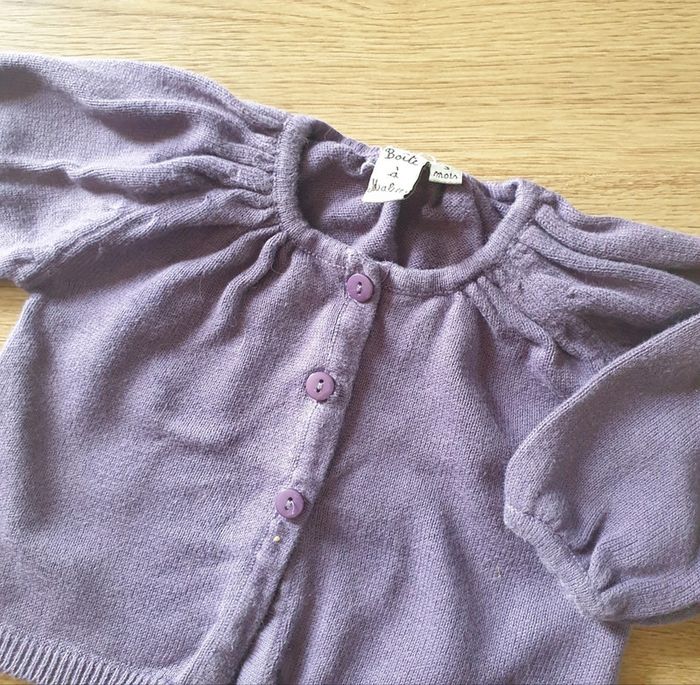 🩷 Gilet 3 mois Boîte à malices #emyfleury_3moisfille - photo numéro 2