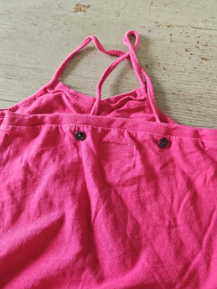 Débardeur fushia à bretelles amovible, élastique dans le bas, Bellerose, 6 ans - photo numéro 6