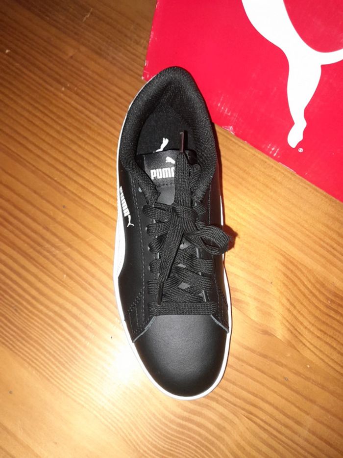 Puma smash noire et banche 37 neuve - photo numéro 2