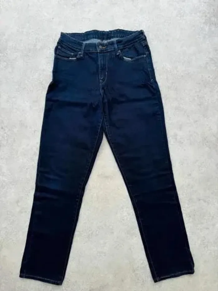 Jeans Levi's W31 FR40 L32 coupe droite bleu marine Femme Women pan521b - photo numéro 2