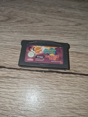 bob l'éponge spongebob freeze frame frenzy nintendo gba gameboy advance en loose