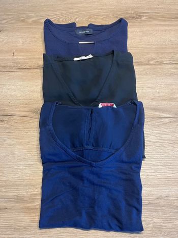 Haut, tee shirt, maillot, tee shirt manches courtes, femme taille 36