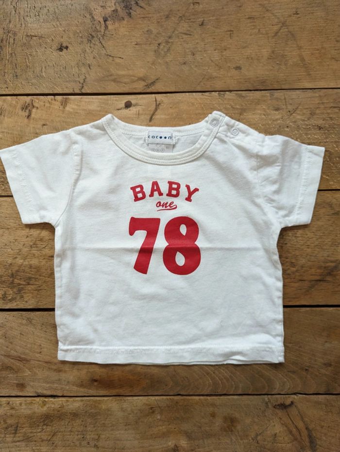 Lot de 4 tee-shirts manches courtes - 3 mois - photo numéro 8