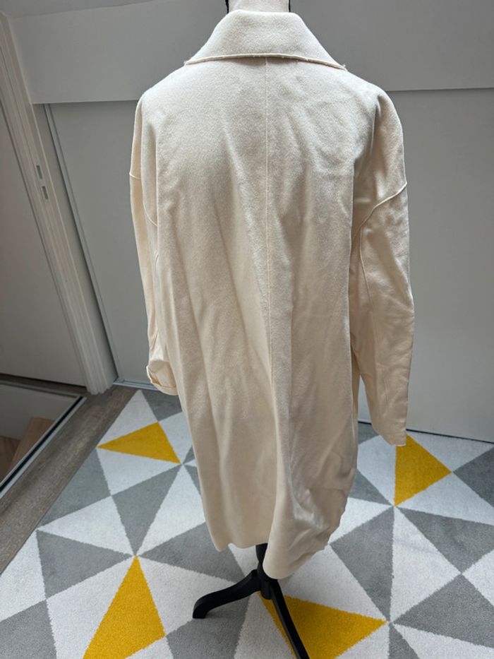 Veste longue en laine Mango Taille 38 - photo numéro 2