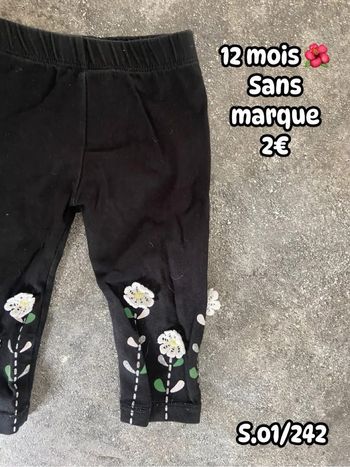 Legging 🌺 12 mois 🌺 Sans marque