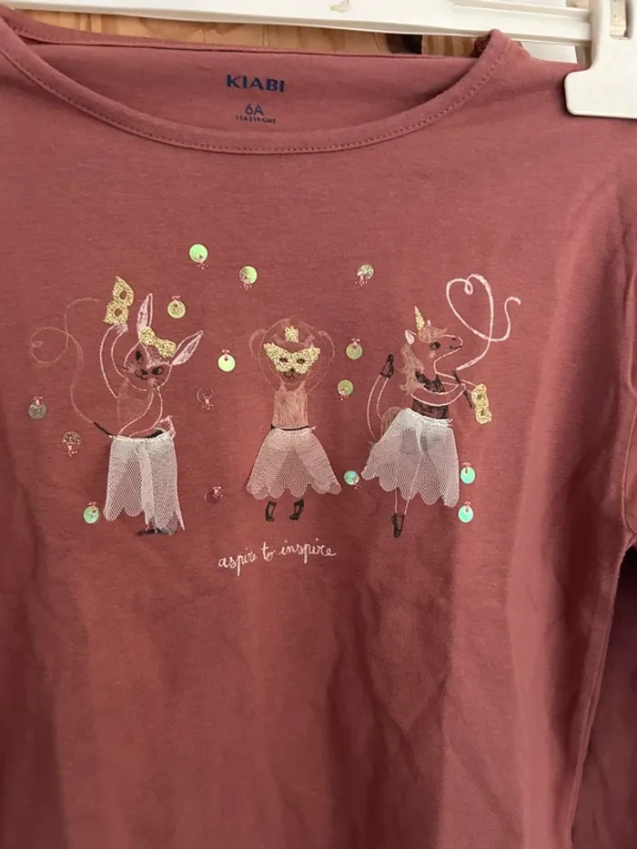 T-shirt manches longues 6 ans - photo numéro 2