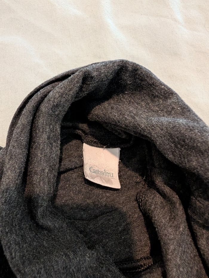 Sous pull col roulé gris chiné camaïeu M - photo numéro 3