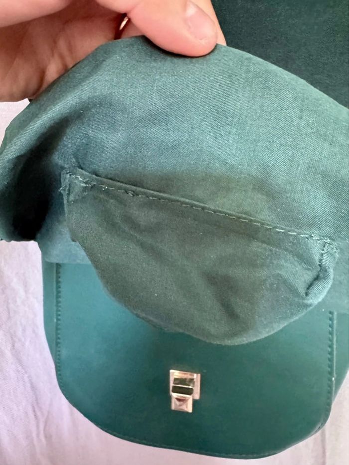Petit sac à bandoulière couleur vert - Etam - photo numéro 11