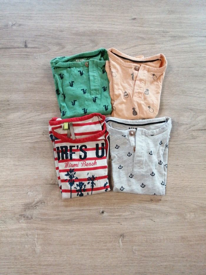 4 tee shirts 18 mois