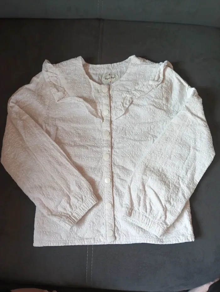 Chemisier épais manches longues Fille 8 ans Sergent major