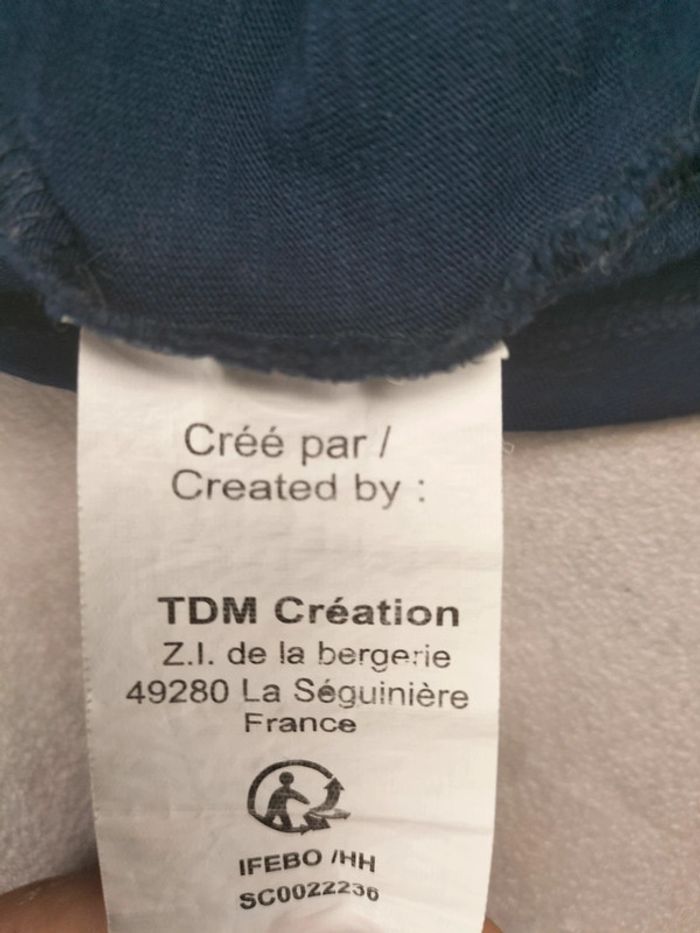 T-shirt Terre de Marins bleu marine – Taille 2 - photo numéro 6