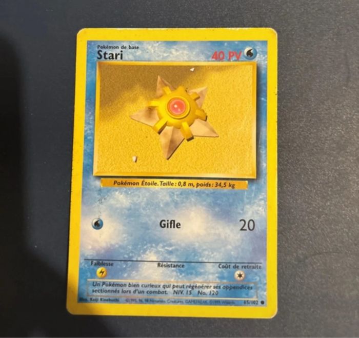 Carte Pokémon Wizards Stari 65/102 Set de base