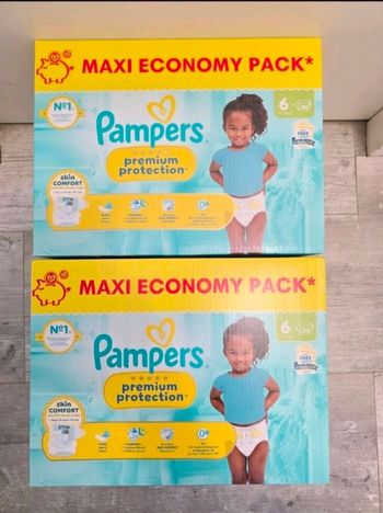 🍼 Pampers Premium Protection T6 Lot de 2 × 70 couches (13–18 kg)