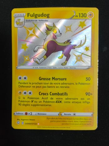 Fulgudog SV040/SV122 Baby Shiny Écarlate et Violet Destinée Radieuse EB4.5