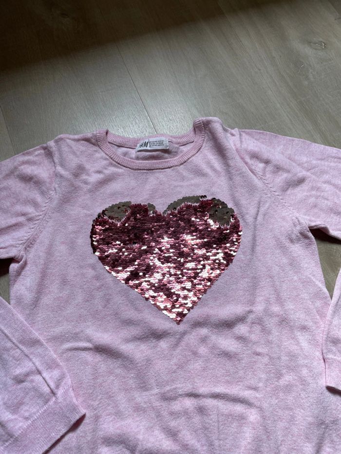 Pull rose 8/10 ans - photo numéro 2