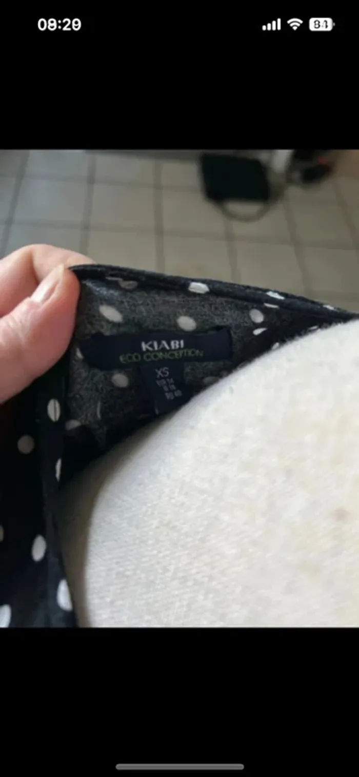 Robe à pois croisé kiabi - photo numéro 4