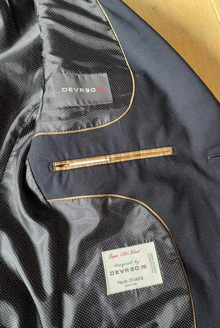 Blazer costume marine - Devred - 50 - photo numéro 4