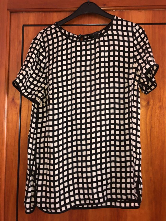 Blouse manches courtes en soie 38/40 J. Crew