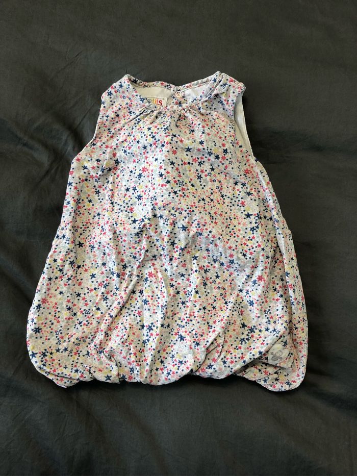 Robe boule en velours 18 mois multicolore