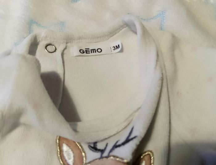 Lot pyjamas bébé 3M – Gémo + Manon & Valentin - photo numéro 3