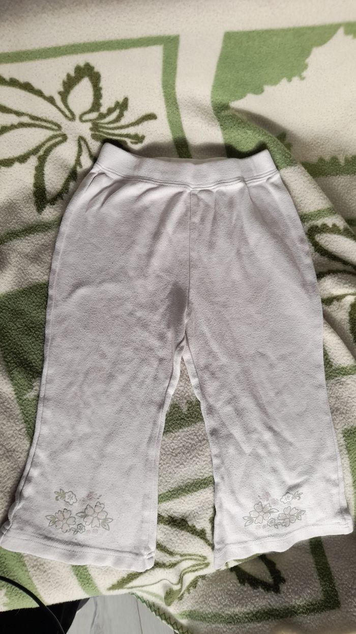Pantalon coton pieds evases