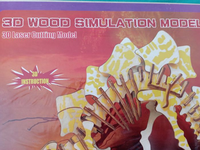 Stegosaurus - Puzzle Bois 3D dinosaure - photo numéro 4