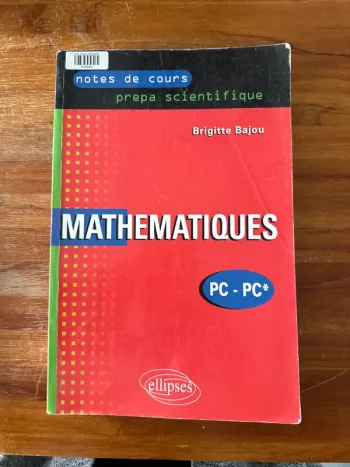 Livre mathématique pc-pc*