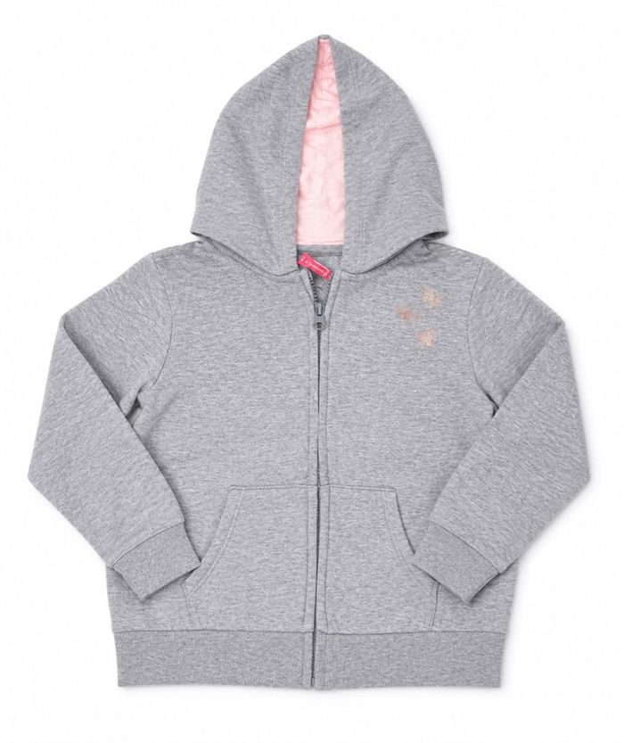 Veste à capuche fille grise - photo numéro 1