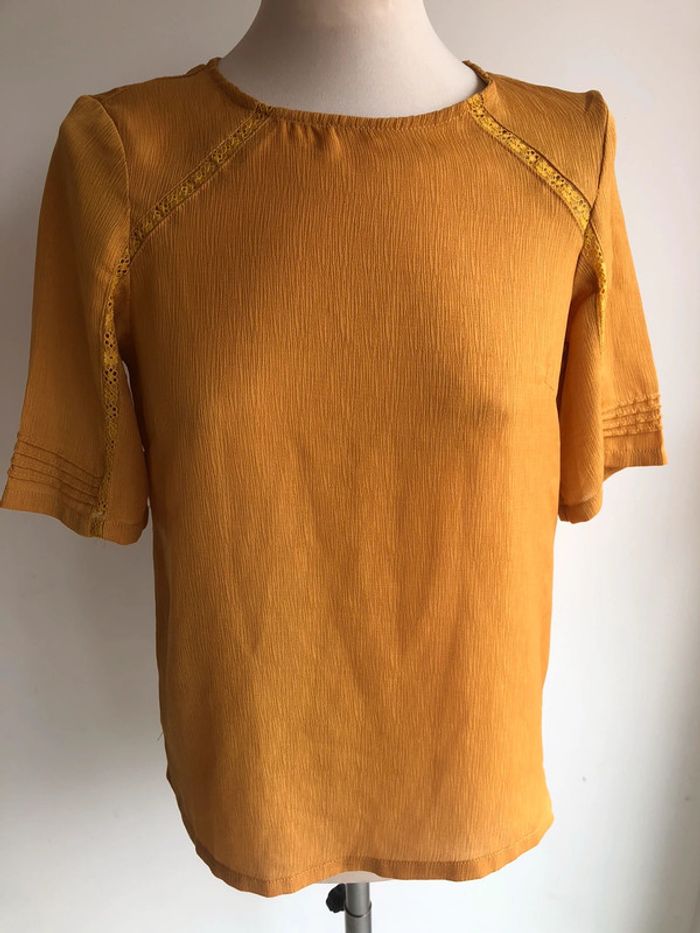 Blouse moutarde rue mazarine S